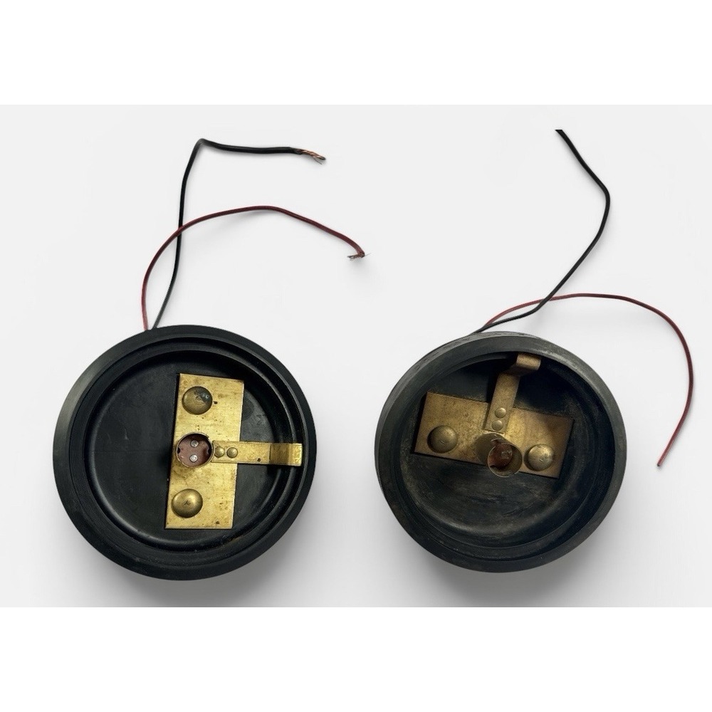 DO-RAY No. 980 Rubber Lamp Housings Pair NOS Vintage Truck Rat Rod Black